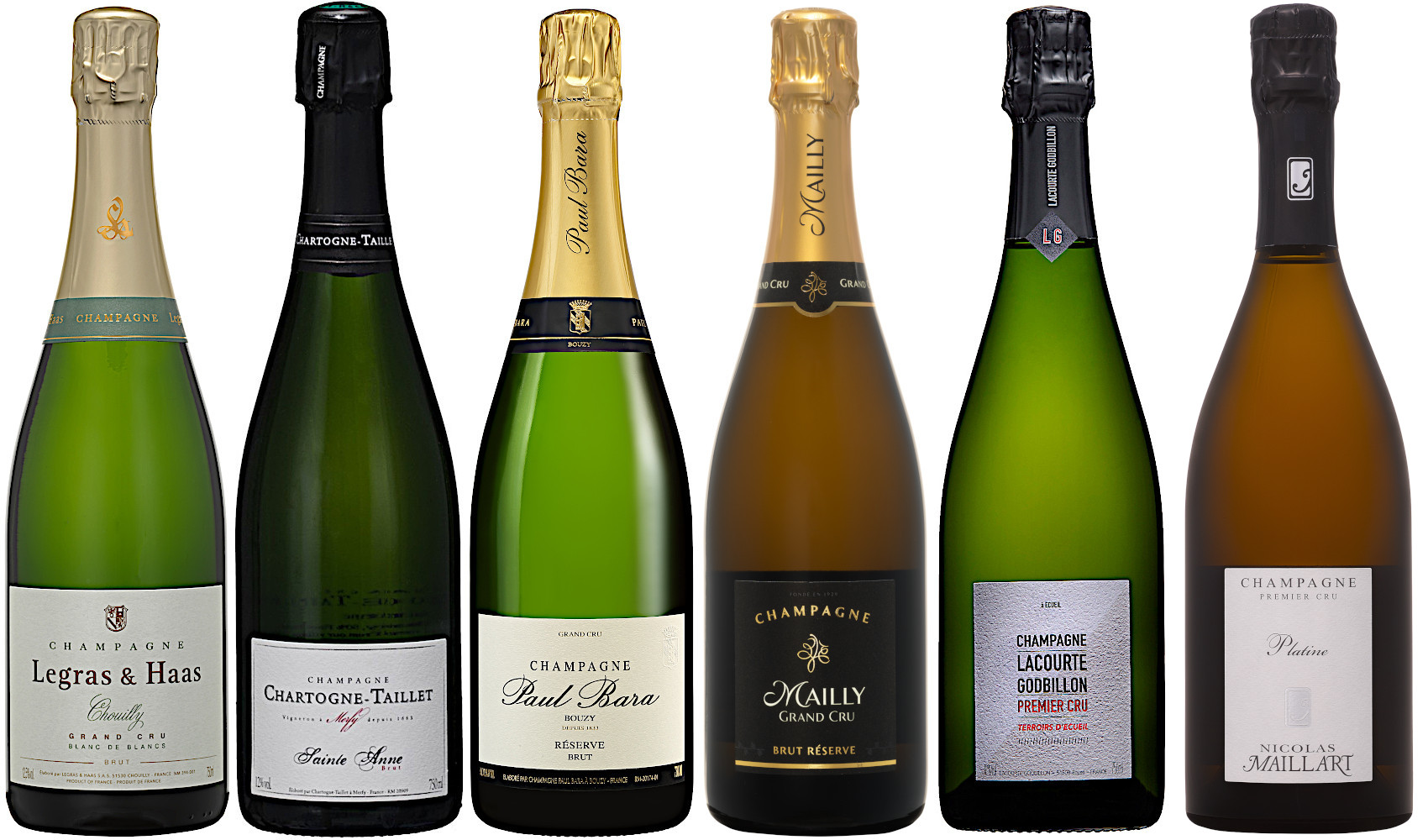 image of Blandlåda - Franska Vinlistans Klassiska Champagner