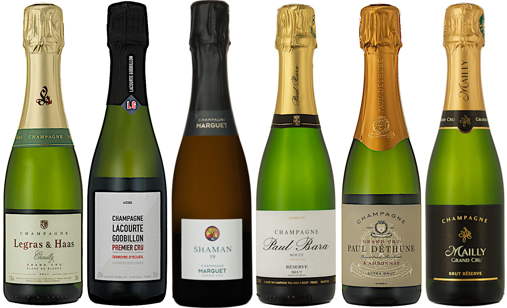 image of Blandlåda - Franska Vinlistans ½ flaska champagne