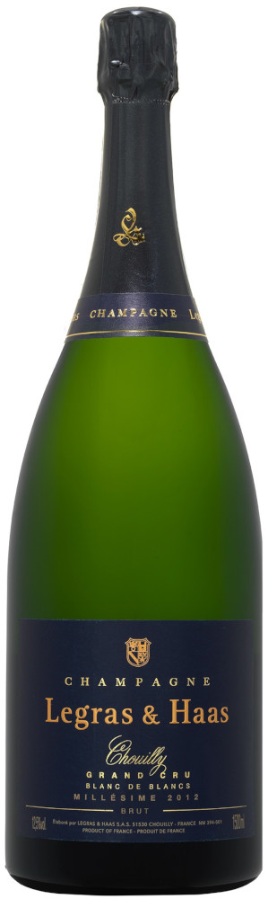 image of Champagne Legras & Haas Blanc de Blancs Grand Cru, magnum 2012