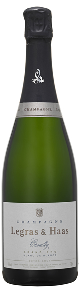 image of Champagne Legras & Haas Blanc de Blancs Extra Brut Grand Cru NV, 75 cl