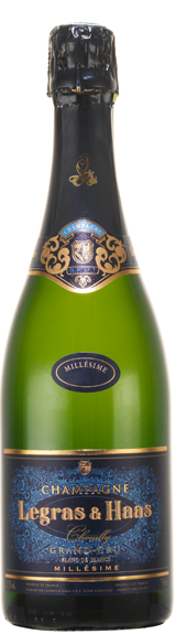 image of Champagne Legras & Haas Blanc de Blancs Grand Cru, magnum 2007