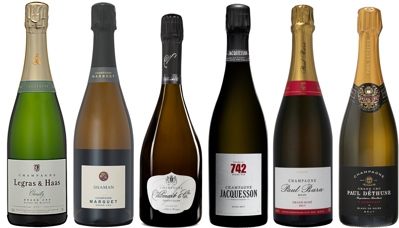 image of Blandlåda - Champagne - när det är som bäst  - en  resa från Chardonnay till Pinot Noir!